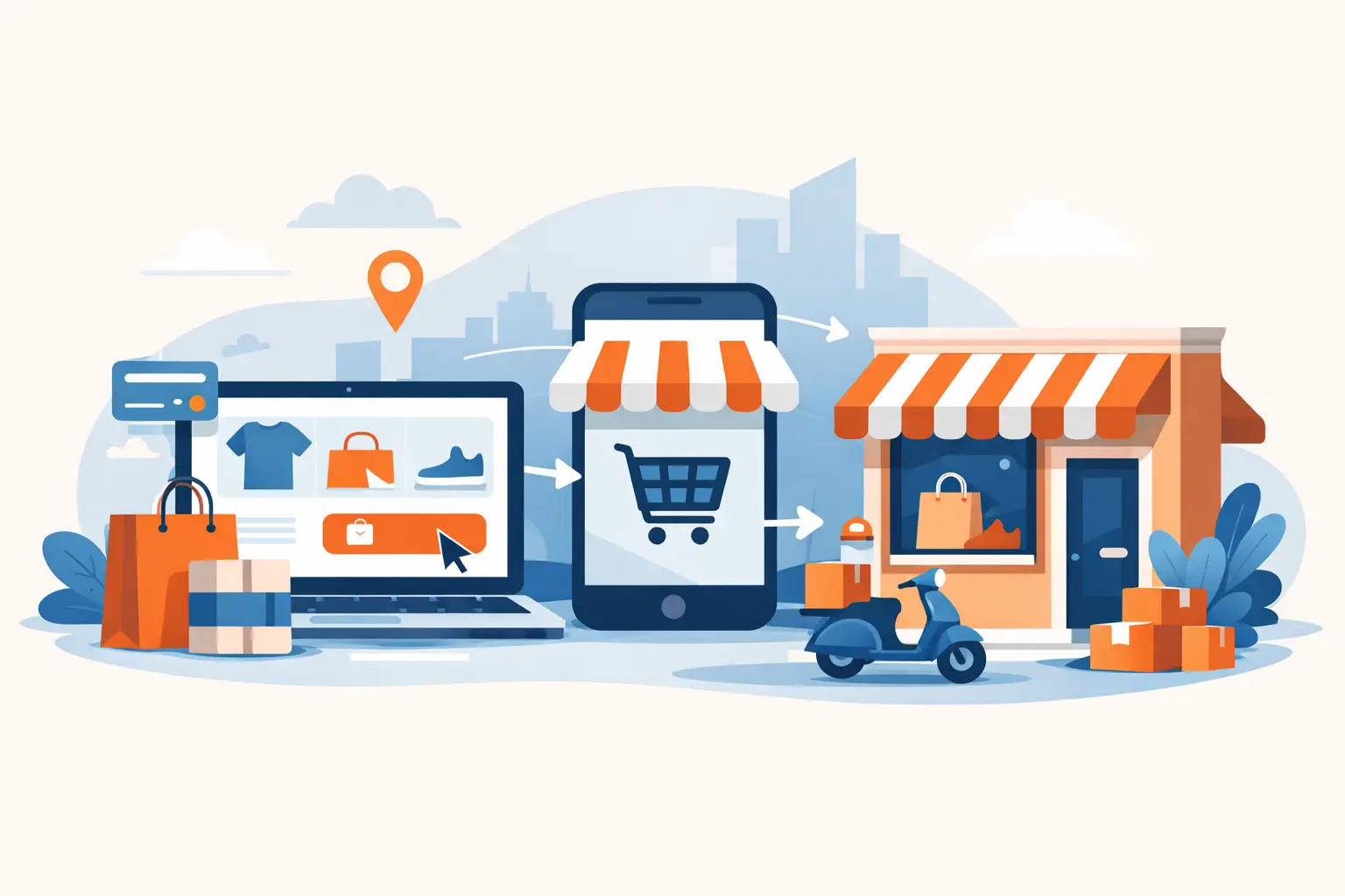 Ecommerce WooCommerce per negozio locale