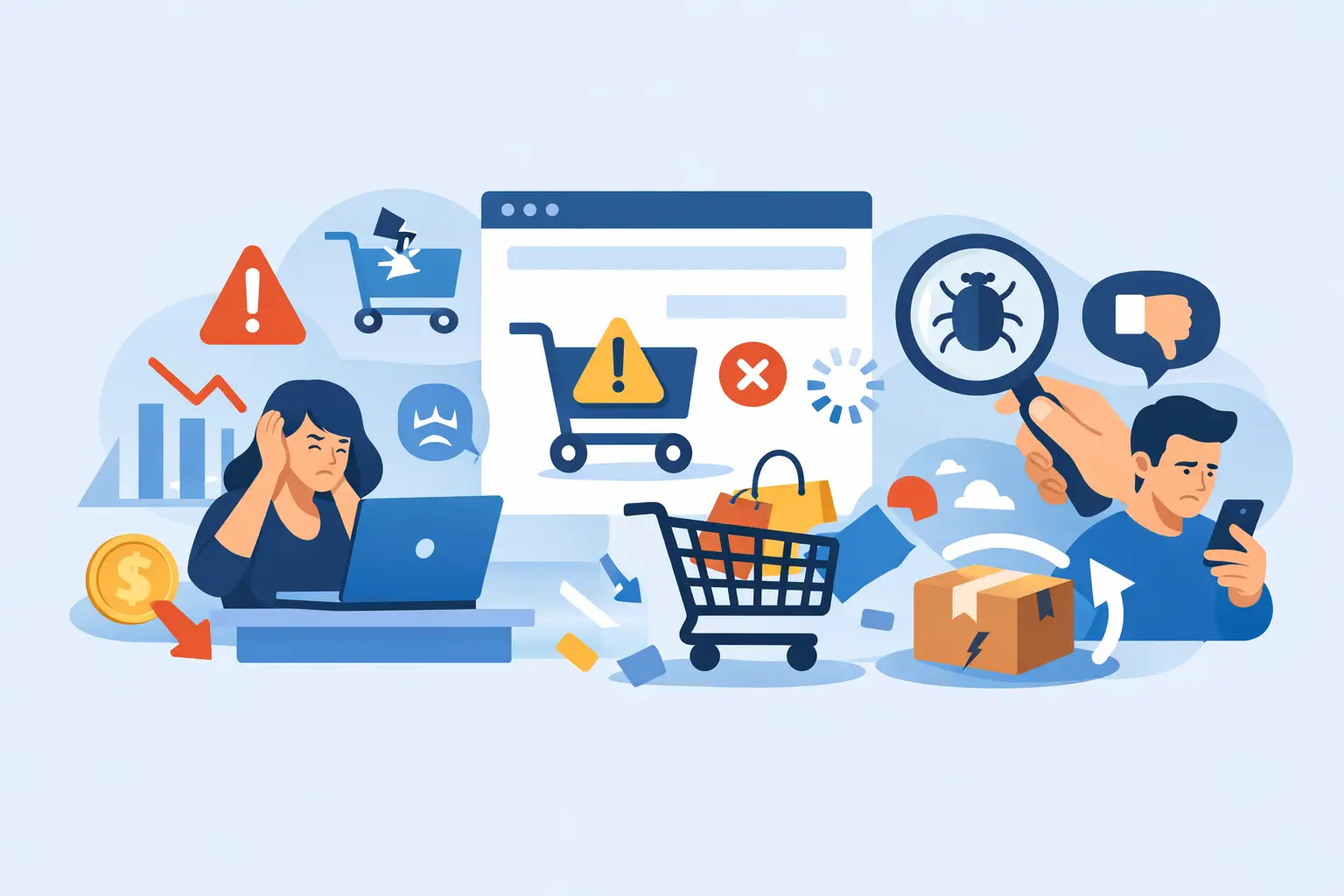 9 errori che riducono vendite online